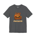 Couch Potato Tee, Asphalt, front