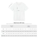 Couch Potato Tee: size chart