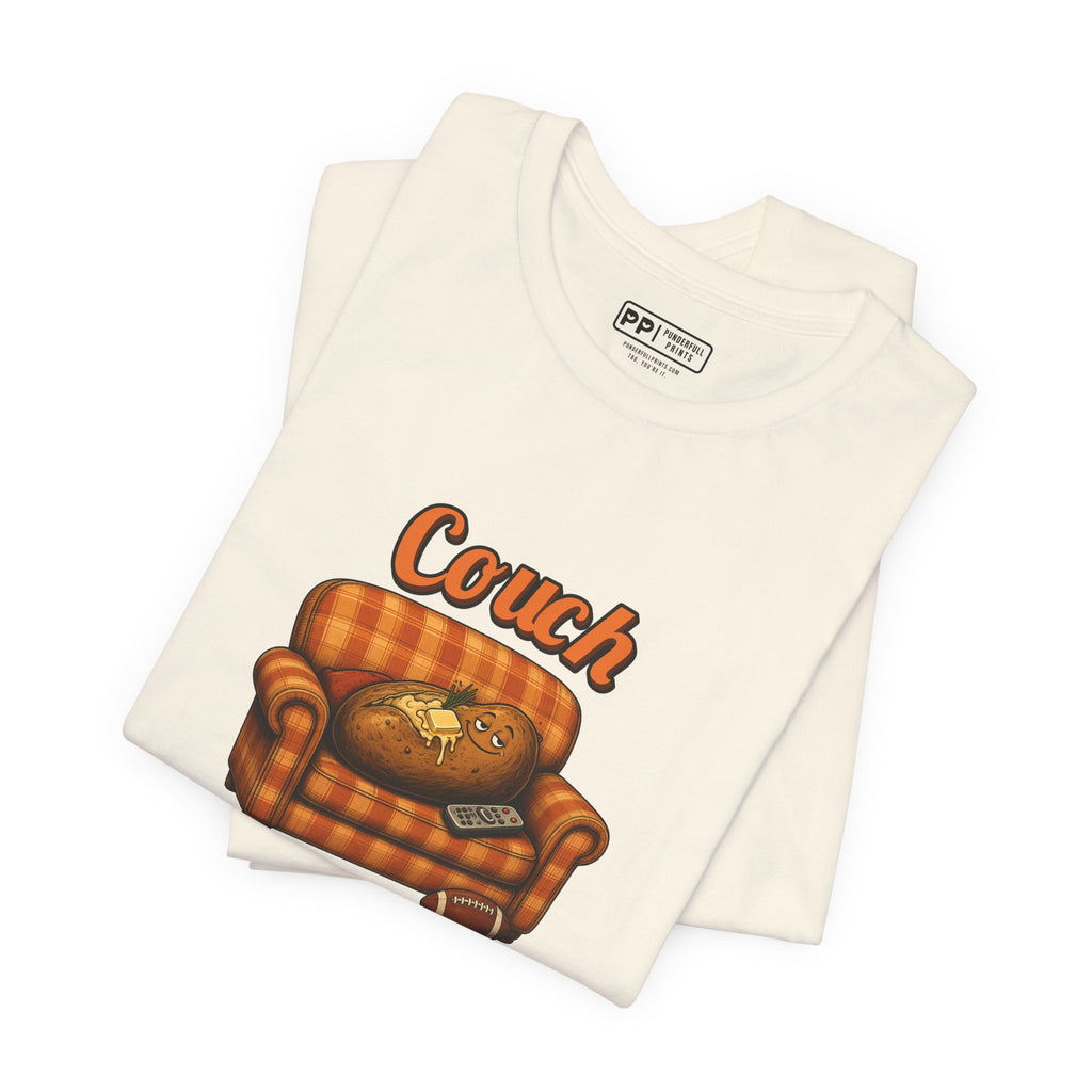 Couch Potato Tee, Natural, folded