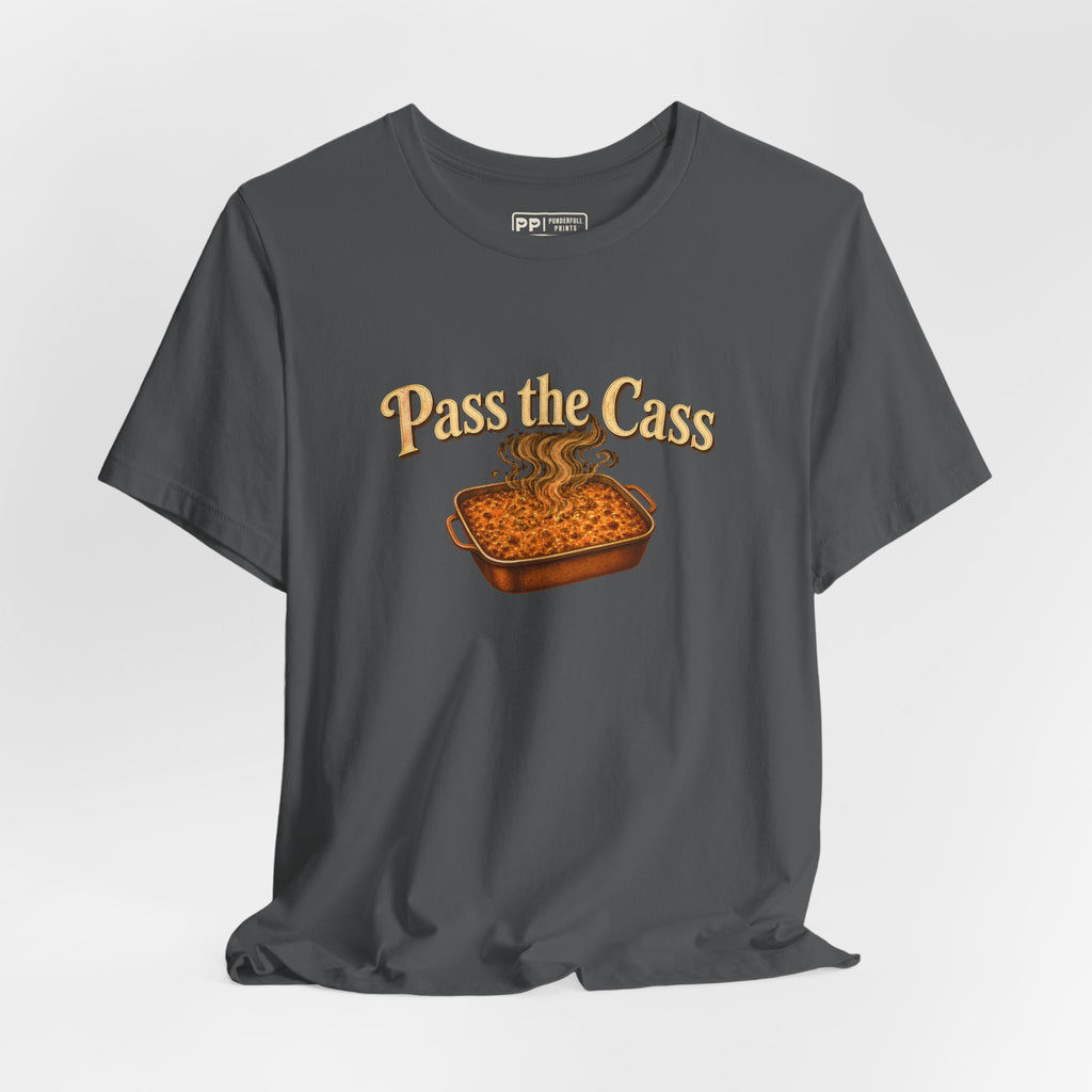 Pass the Cass Tee, Asphalt, hanging