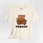 Couch Potato Tee, Natural, hanging