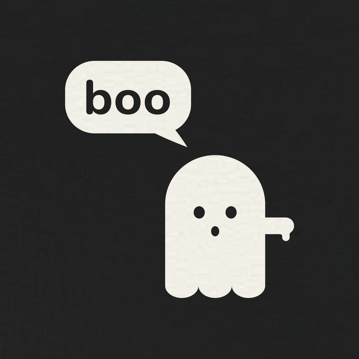 Boo — Black close-up