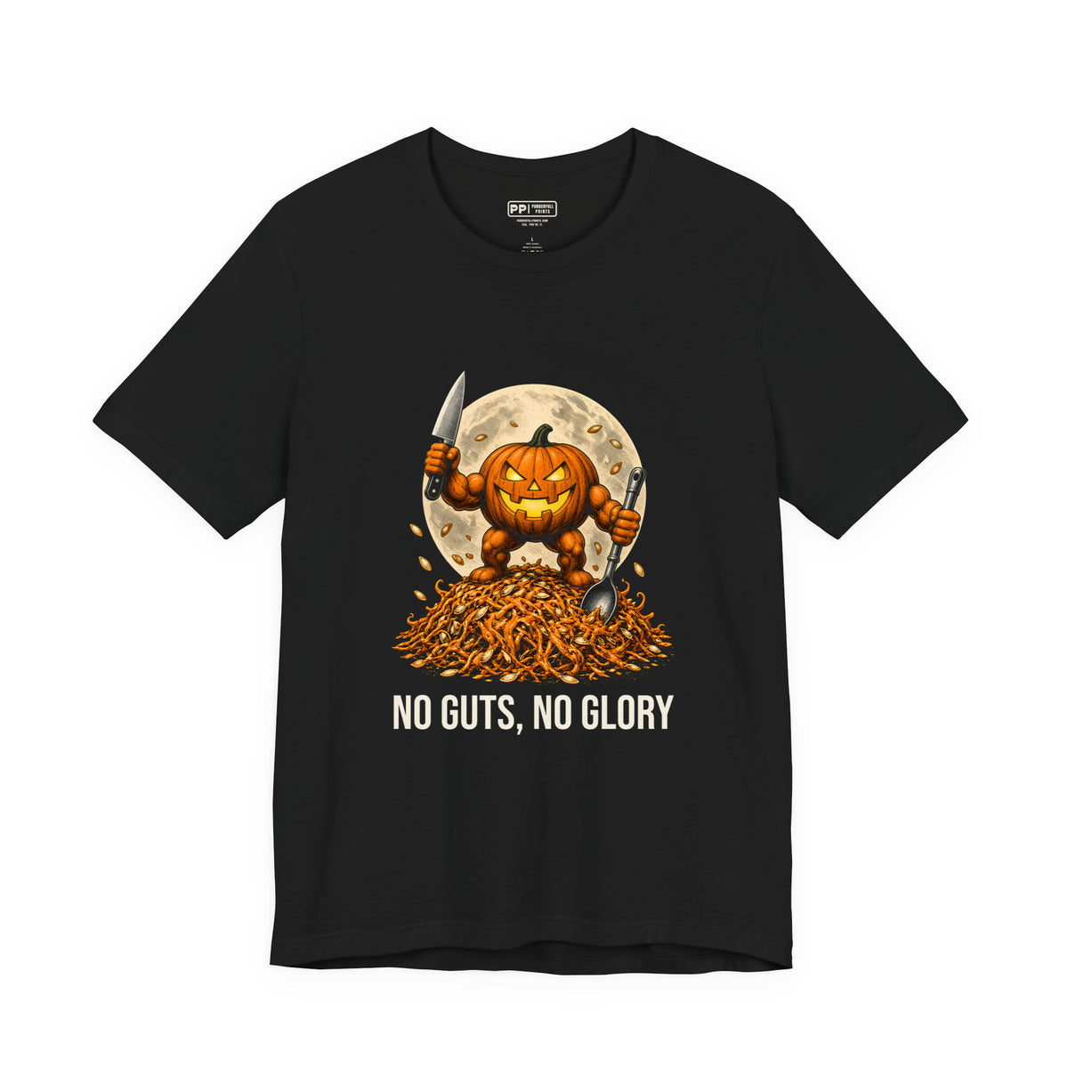 No Guts, No Glory — Black front