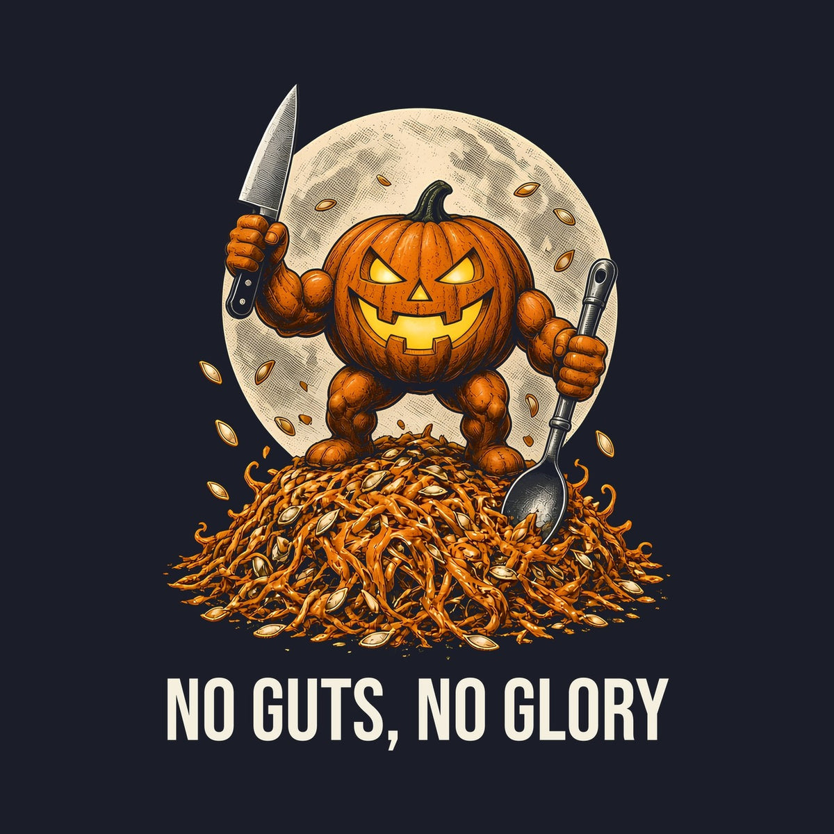 No Guts, No Glory — design