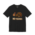 No Thanks Tee, Black, front