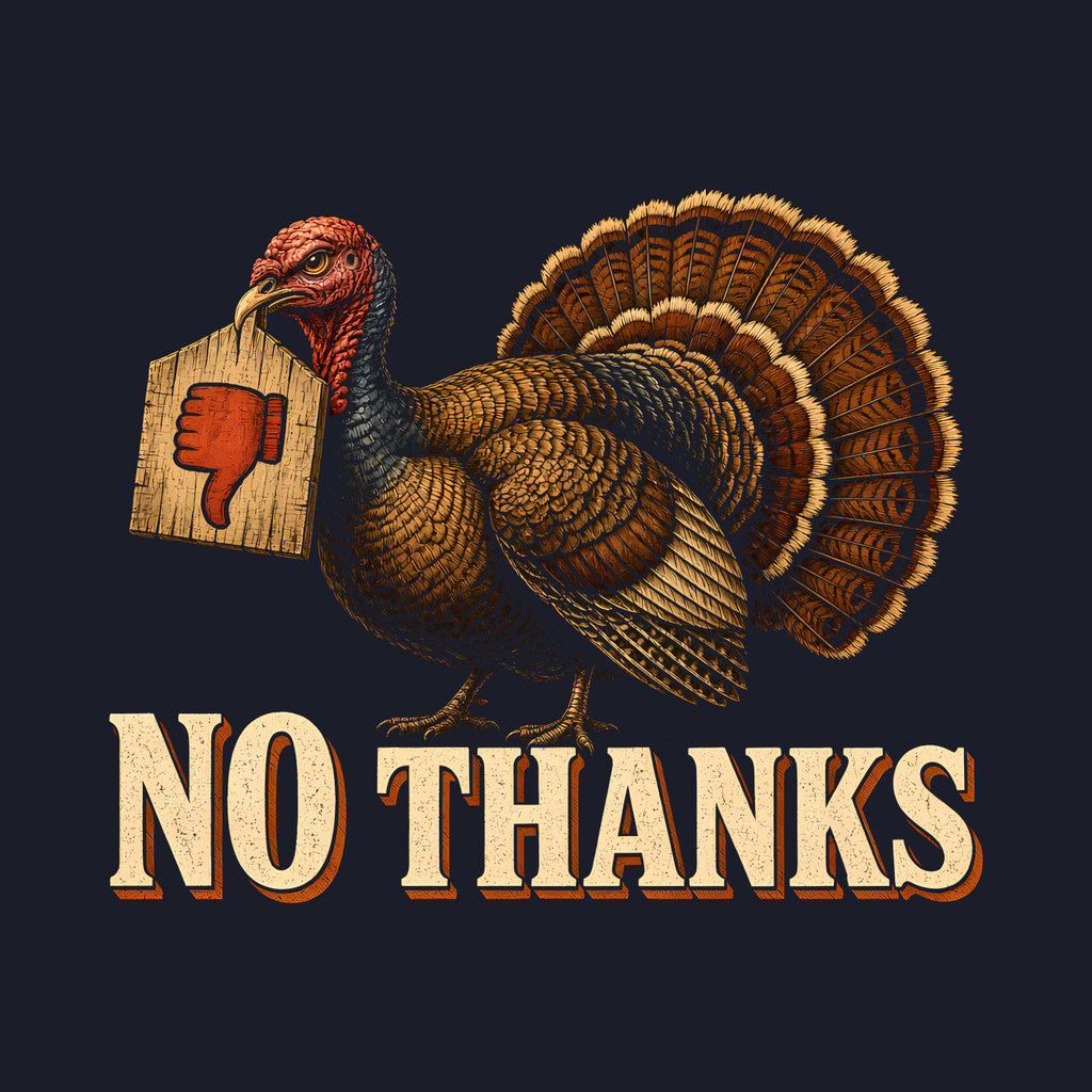 No Thanks Tee: design