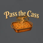 Pass the Cass Tee, Asphalt, close-up