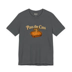 Pass the Cass Tee, Asphalt, front