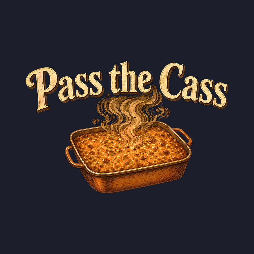 Pass the Cass Tee: design