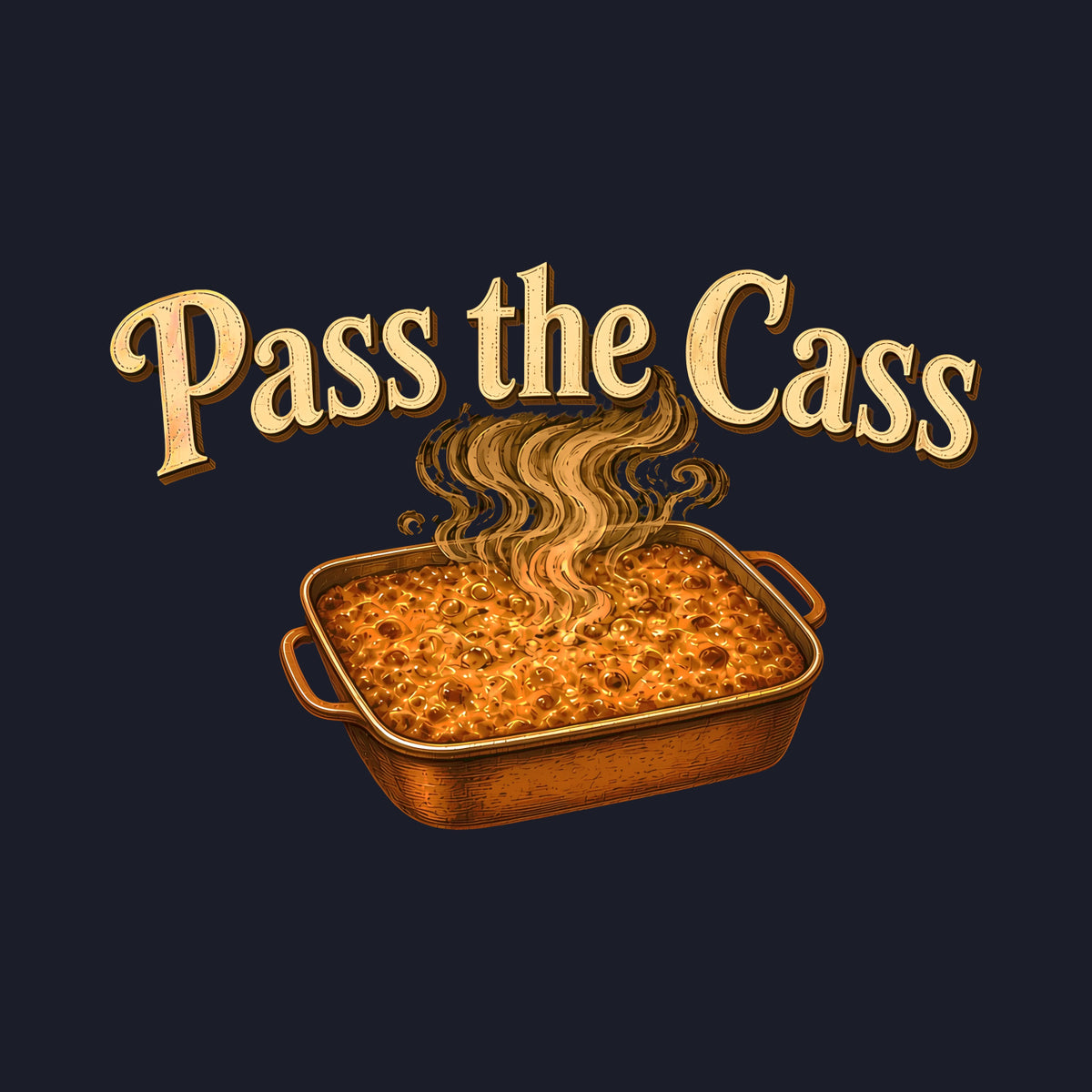 Pass the Cass Tee: design