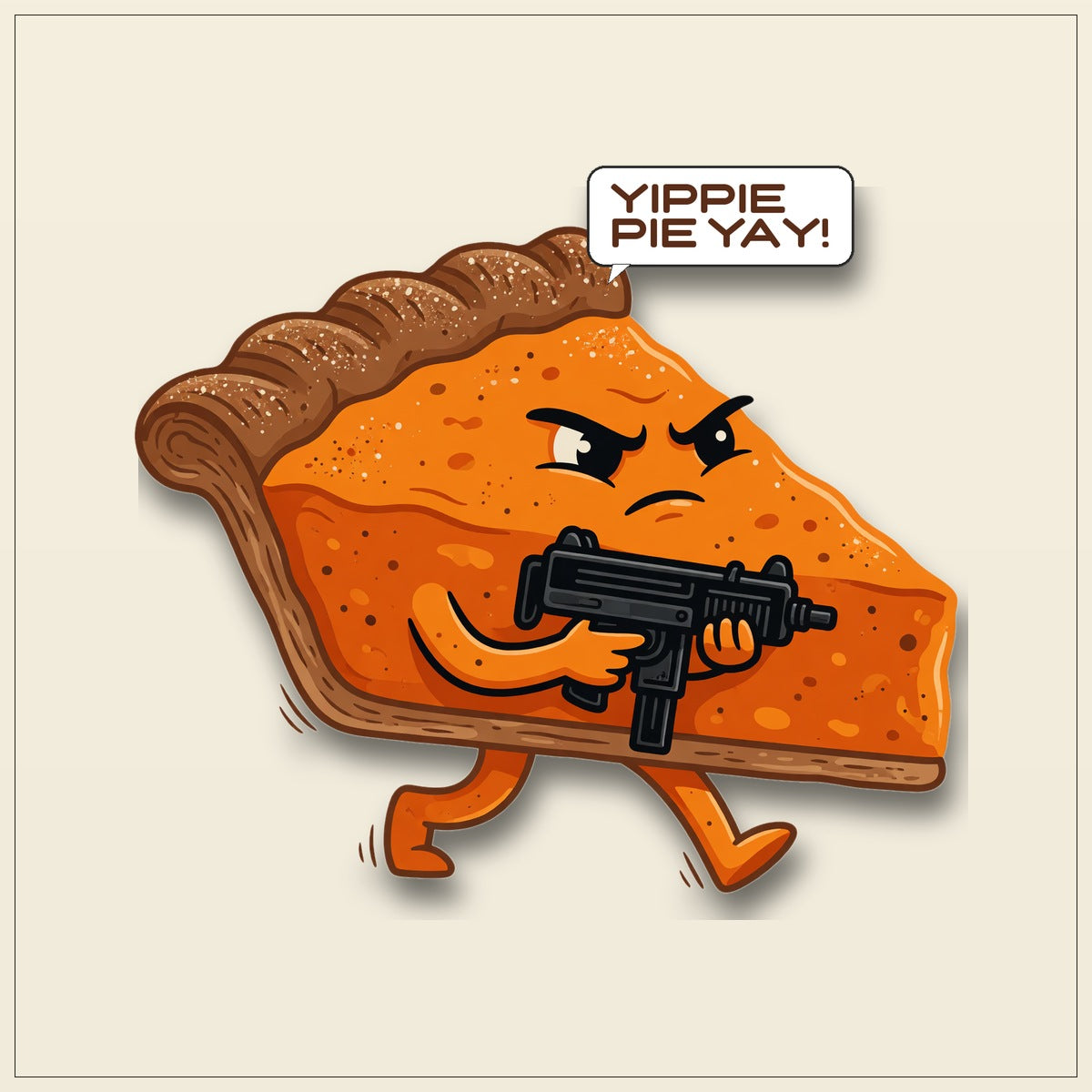 Pie Hard — design
