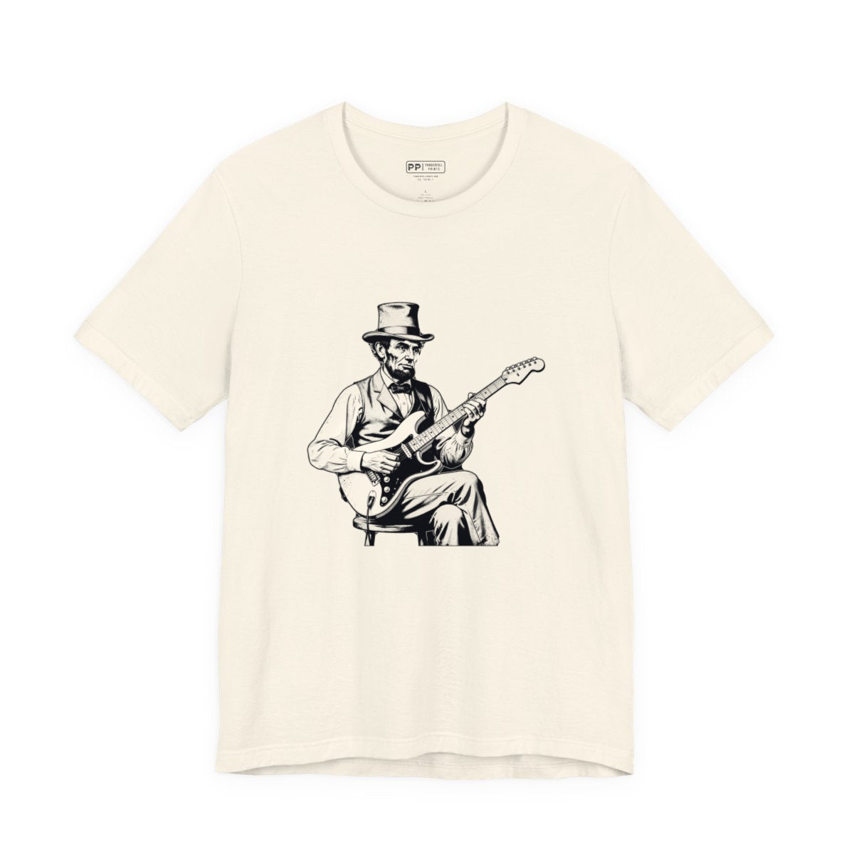 Lincoln Guitar Tee — Natural