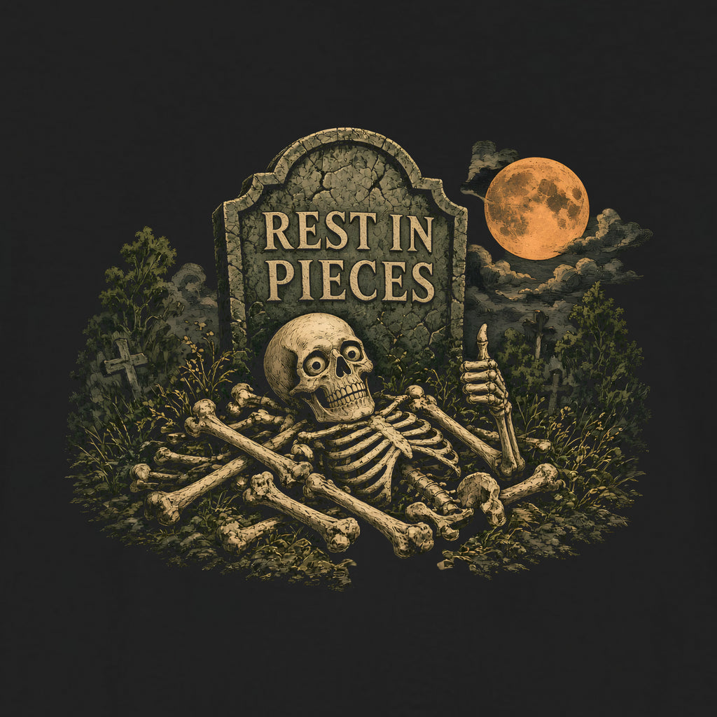 Rest In Pieces — Black close-up