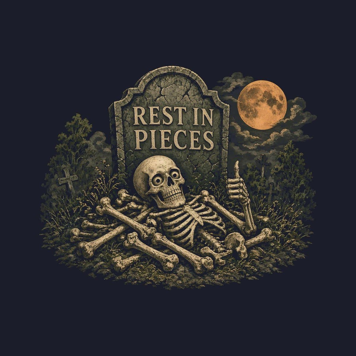 Rest In Pieces — design