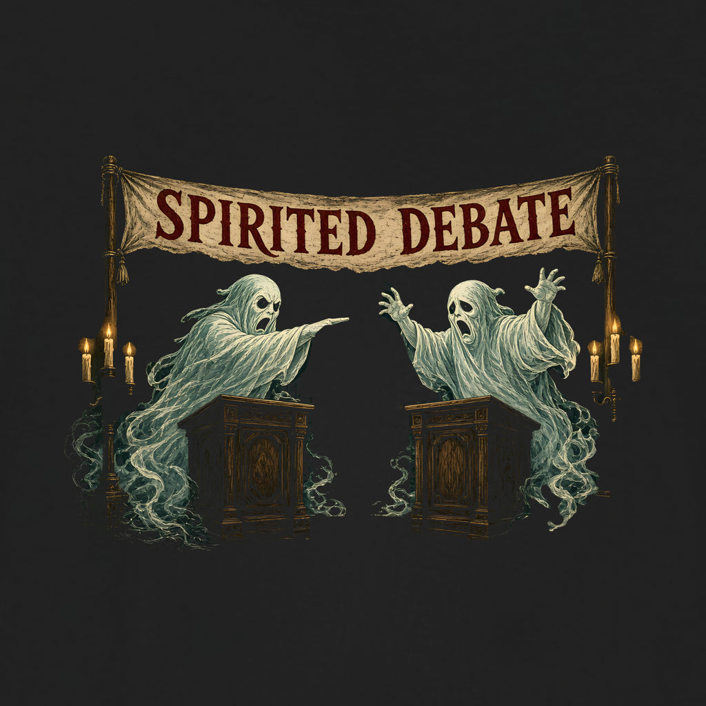 Spirited Debate — Black close-up