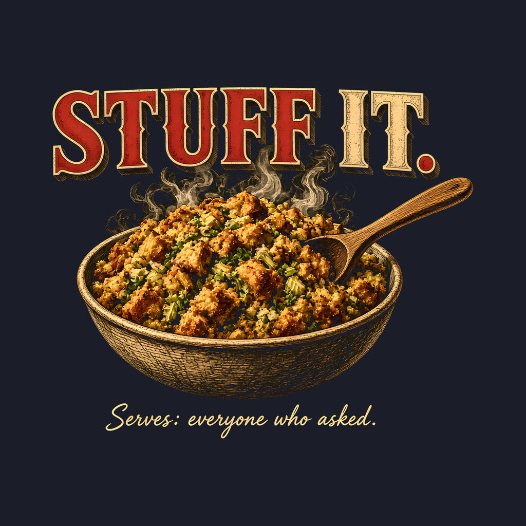 Stuff It Tee: design